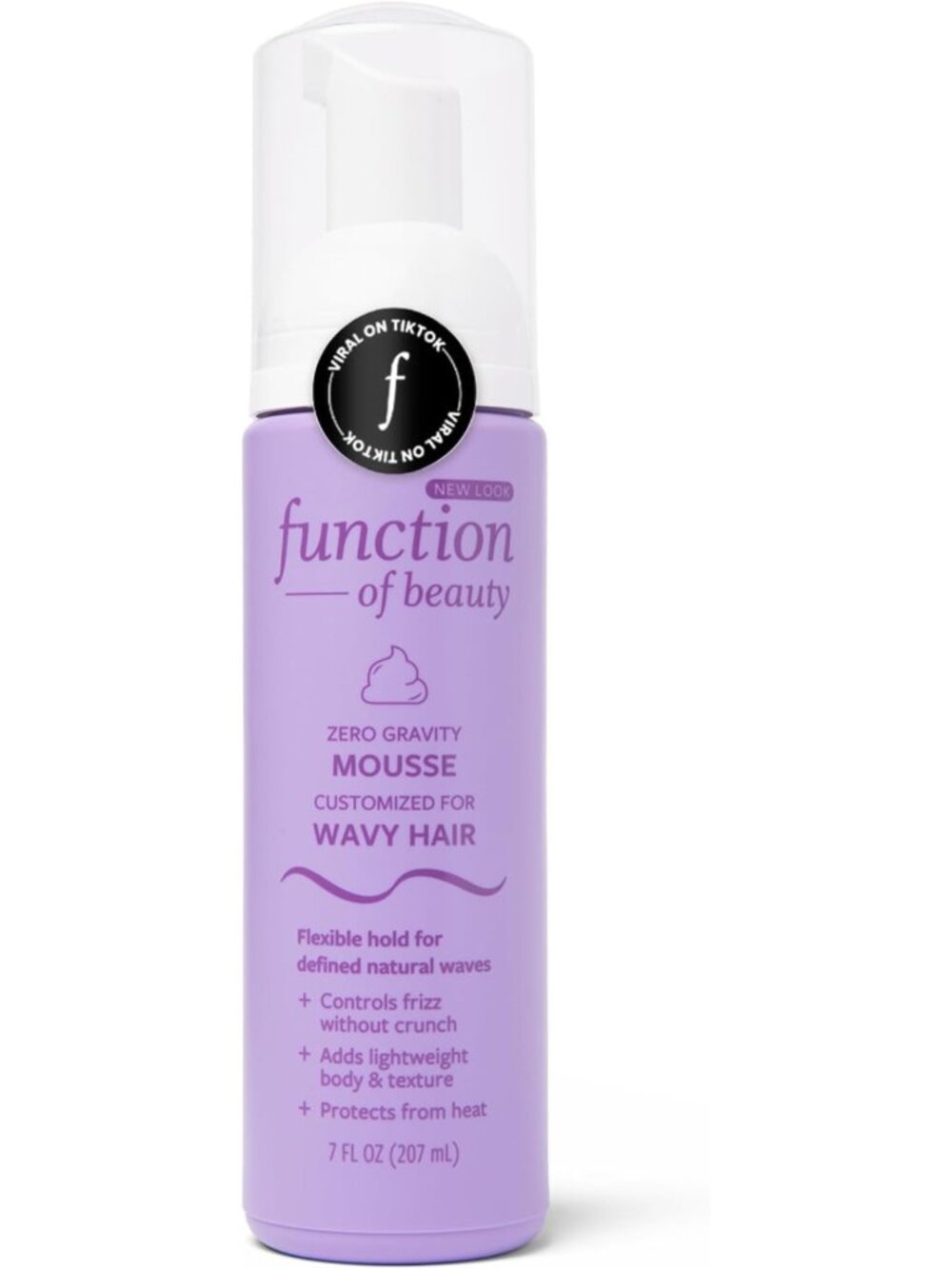 Wavy Hair Mousse - Anti-Frizz Volumizing Foam for Natural Waves & Texture